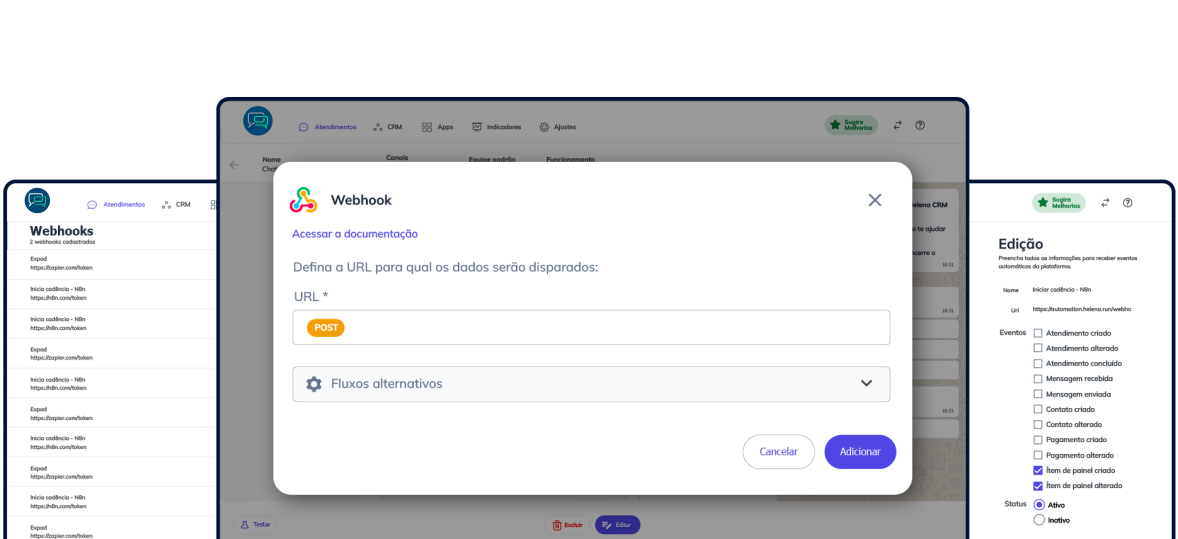 Imagem do sistema Helena